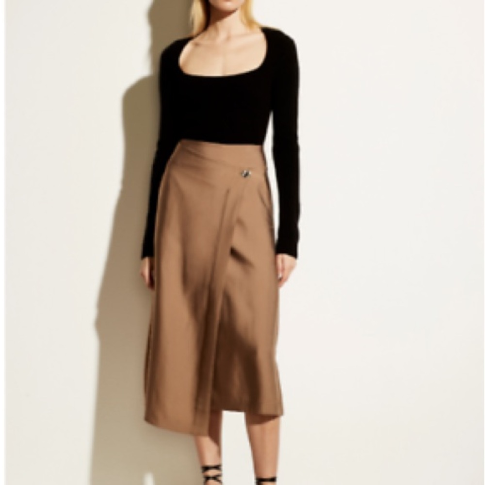 Vince Asymmetric Wrap Skirt - Picture 4 of 10